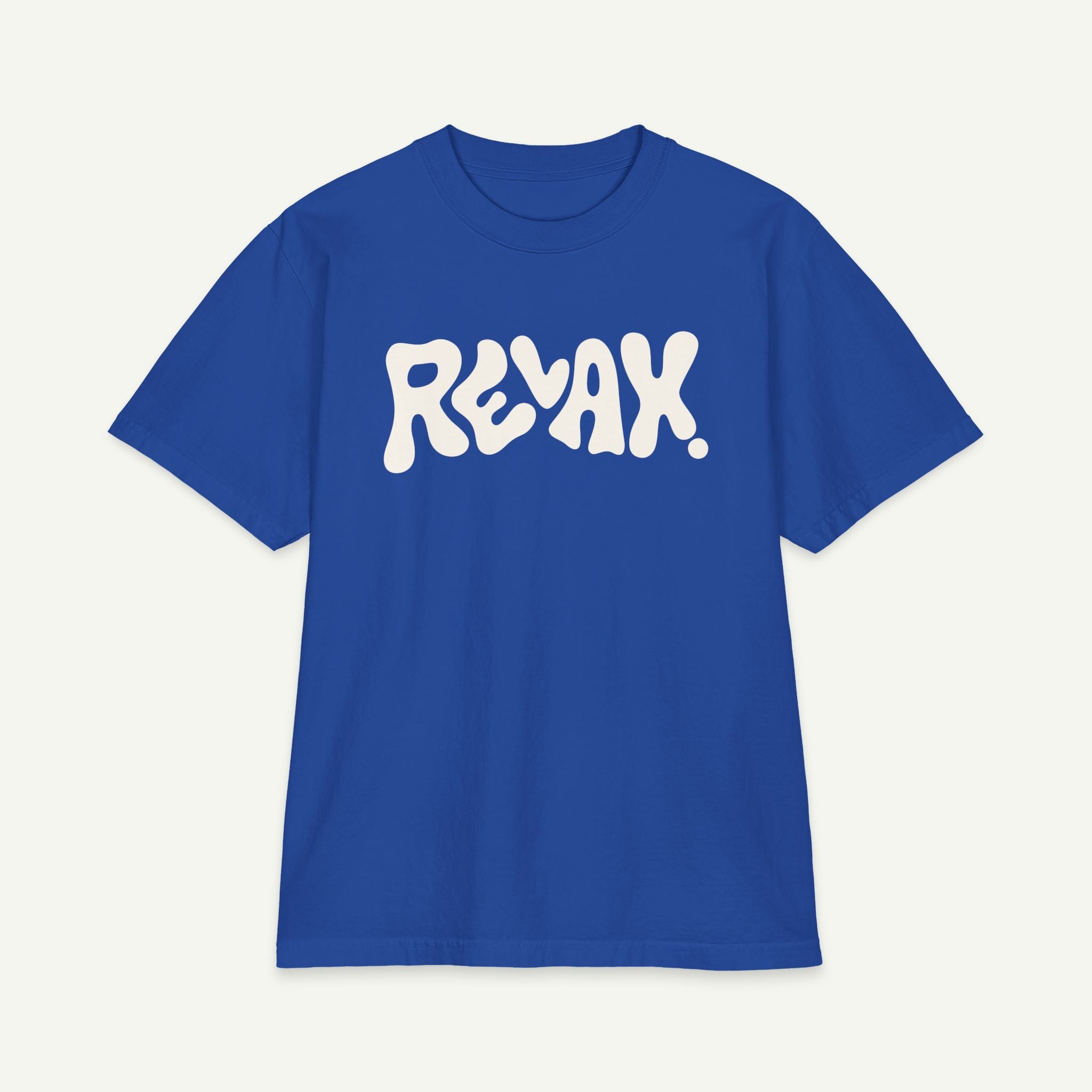 Relax Graphic T-Shirt — Retro Groovy Text Tee
