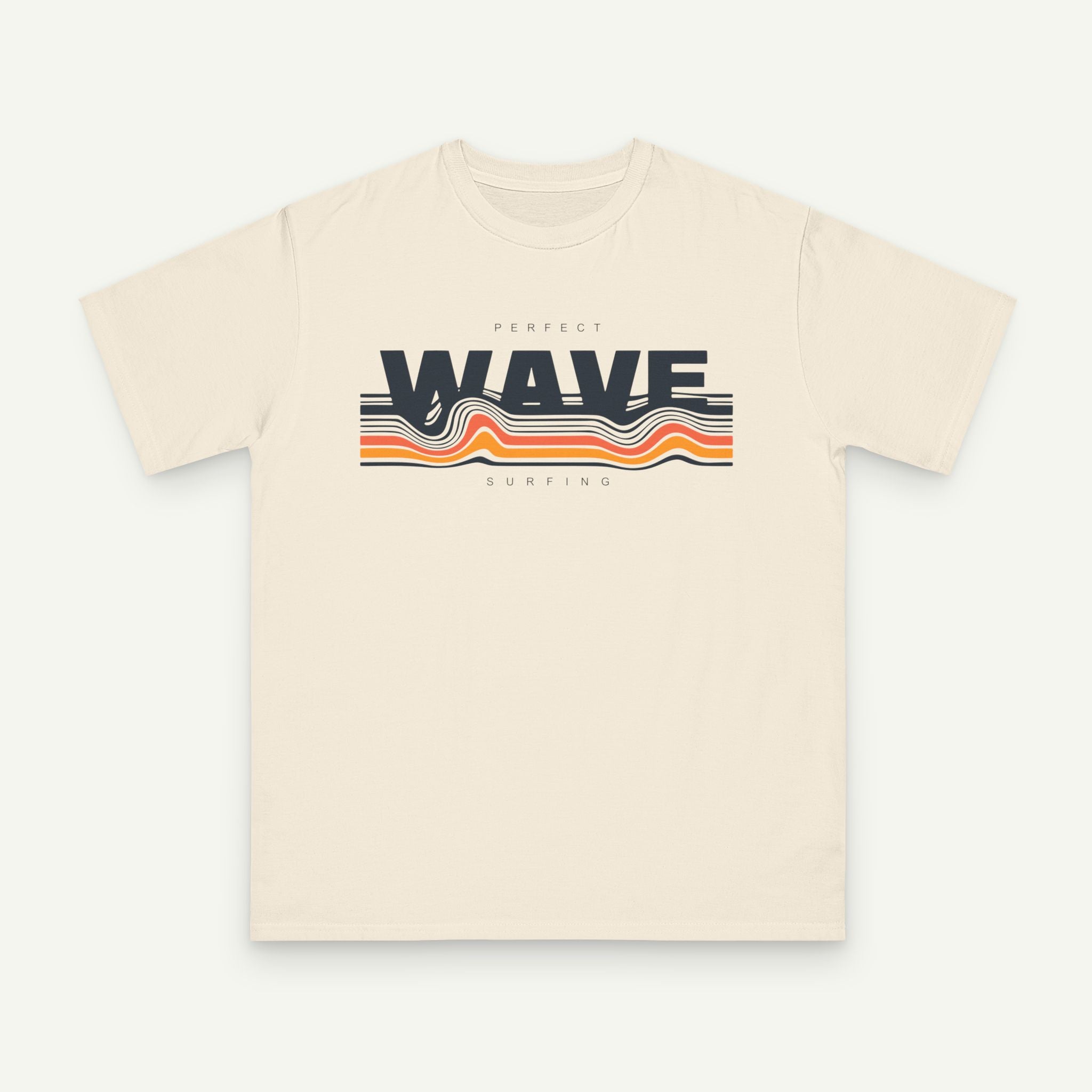 Wave Graphic T-Shirt — Retro Sunset Surf Vibe